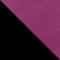 Цвет Сливовый, велюр / Черный, пластик