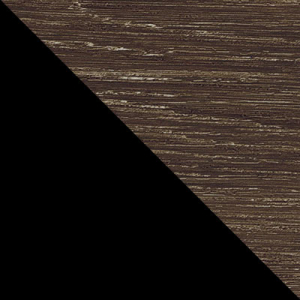 Цвет Дуб Шоле коричневый, МДФ / Черный, металл