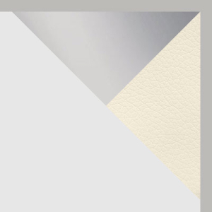 Цвет Белый / Зеркало / Серебро, алюминий / Бежевый, экокожа