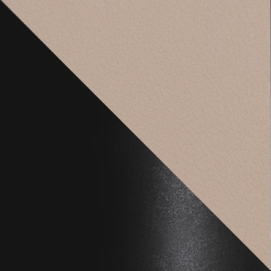 Цвет Светло-коричневый, экокожа / Черный, металл