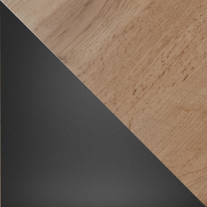 Цвет Дуб Вотан, ЛДСП / Черные ножки, пластик