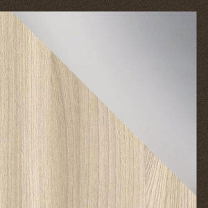 Цвет Ясень шимо светлый / Зеркало / Бронза, алюминий