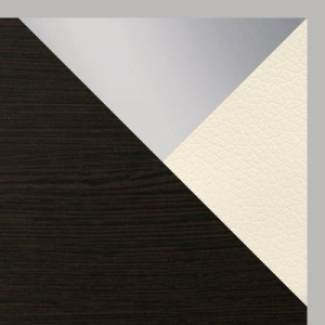 Цвет Венге / Зеркало / Серебро, алюминий / Бежевый, экокожа