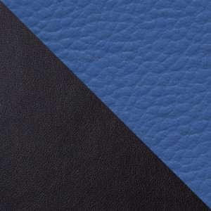 Цвет Черно-голубой, экокожа