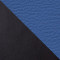 Цвет Черно-голубой, экокожа