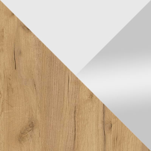 Цвет Дуб Крафт / Белый / Зеркало