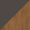 Цвет Антрацит / Дуб Каселла коричневый