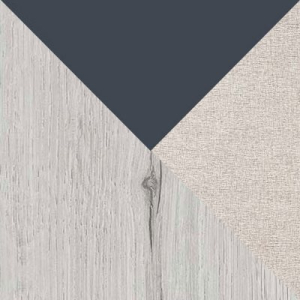 Цвет Дуб Эльза, ЛДСП / Темно-серый лофт, ЛДСП / Силвер, рогожка