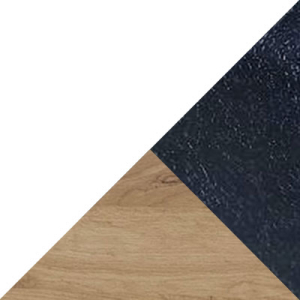 Цвет Белый / Дуб золотой / столешница Черный