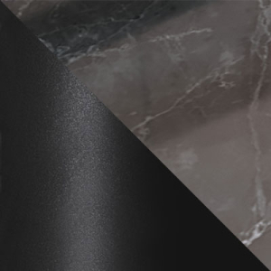 Цвет Черный мрамор, МДФ, керамика / Черный, металл