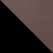 Цвет Холодно-коричневый, велюр / Черный, пластик