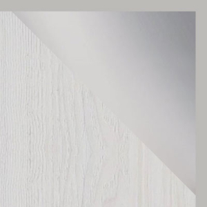 Цвет Ясень анкор светлый / Зеркало / Серебро, алюминий