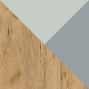 Цвет Дуб Крафт золотой / Сумеречный голубой / Пастельный зеленый