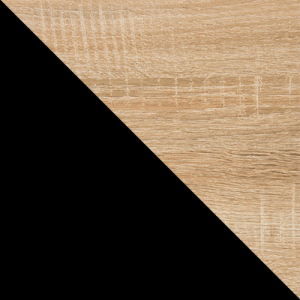 Цвет Дуб Сонома, МДФ / Черный, металл 