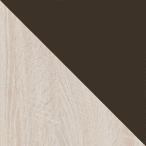 Цвет Дуб Сонома, ЛДСП / Коричневый, ткань