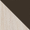Цвет Дуб Сонома, ЛДСП / Коричневый, ткань