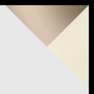 Цвет Белый / Зеркало бронза / Черный муар, алюминий / Бежевый, экокожа