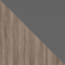 Цвет Дуб Сонома трюфель, ЛДСП / Серый, ткань