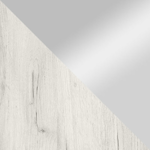 Цвет Дуб Крафт белый / Зеркало