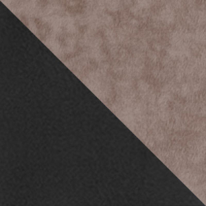 Цвет Темно-бежевый, велюр / Черный, пластик