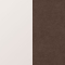 Цвет Слоновая кость / Коричневый, велюр
