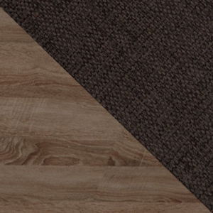 Цвет Дуб Сонома трюфель - Коричневый, рогожка