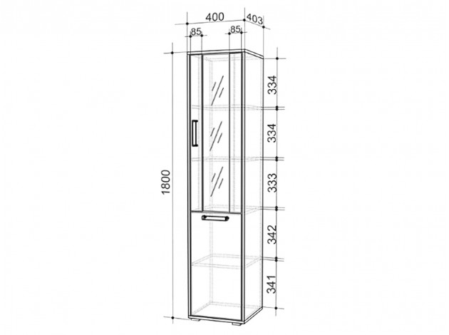 Стеллаж Лайт-2С