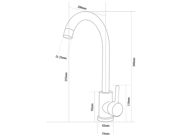Смеситель Юки UM2105