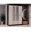 Распашной шкаф Шкаф Эко 4 дв Эко Квадро с зеркалом фото 2