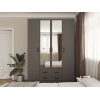 Распашной шкаф Шкаф Эко 4 дв Эко Квадро с зеркалом фото 5
