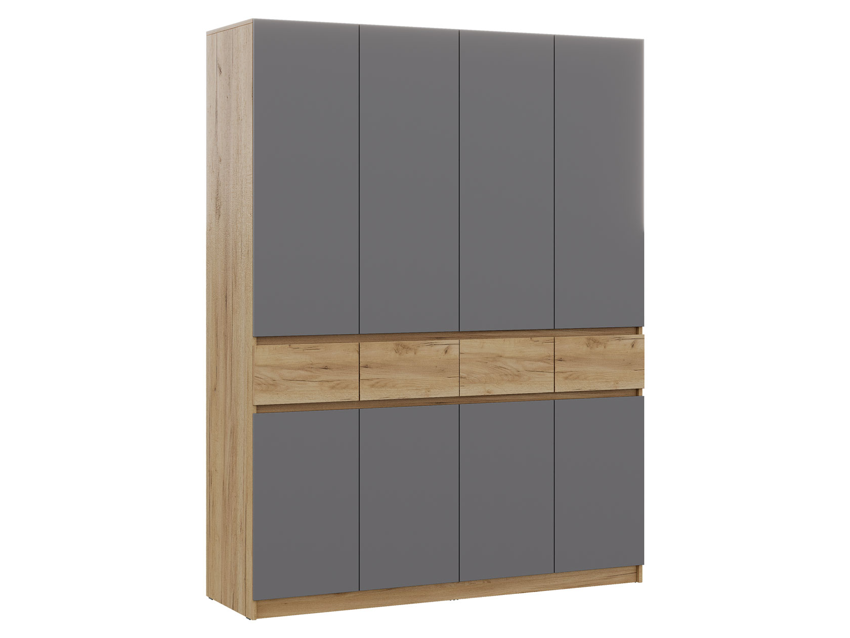 Распашной шкаф Шкаф 4 дв Бостон Лайт Бостон Лайт Макси фото 4