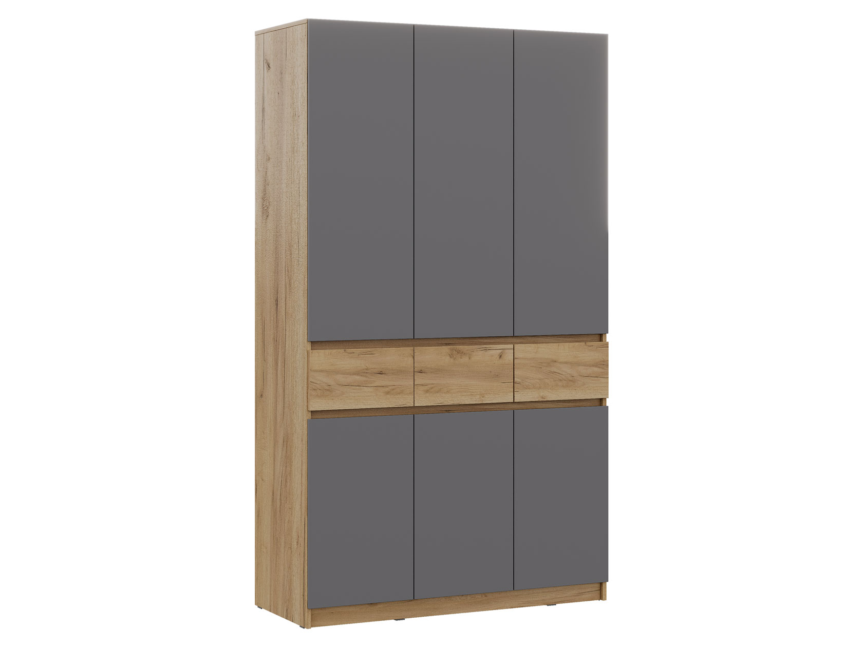 Распашной шкаф Шкаф 3 дв Бостон Лайт Бостон Лайт Миди фото 3