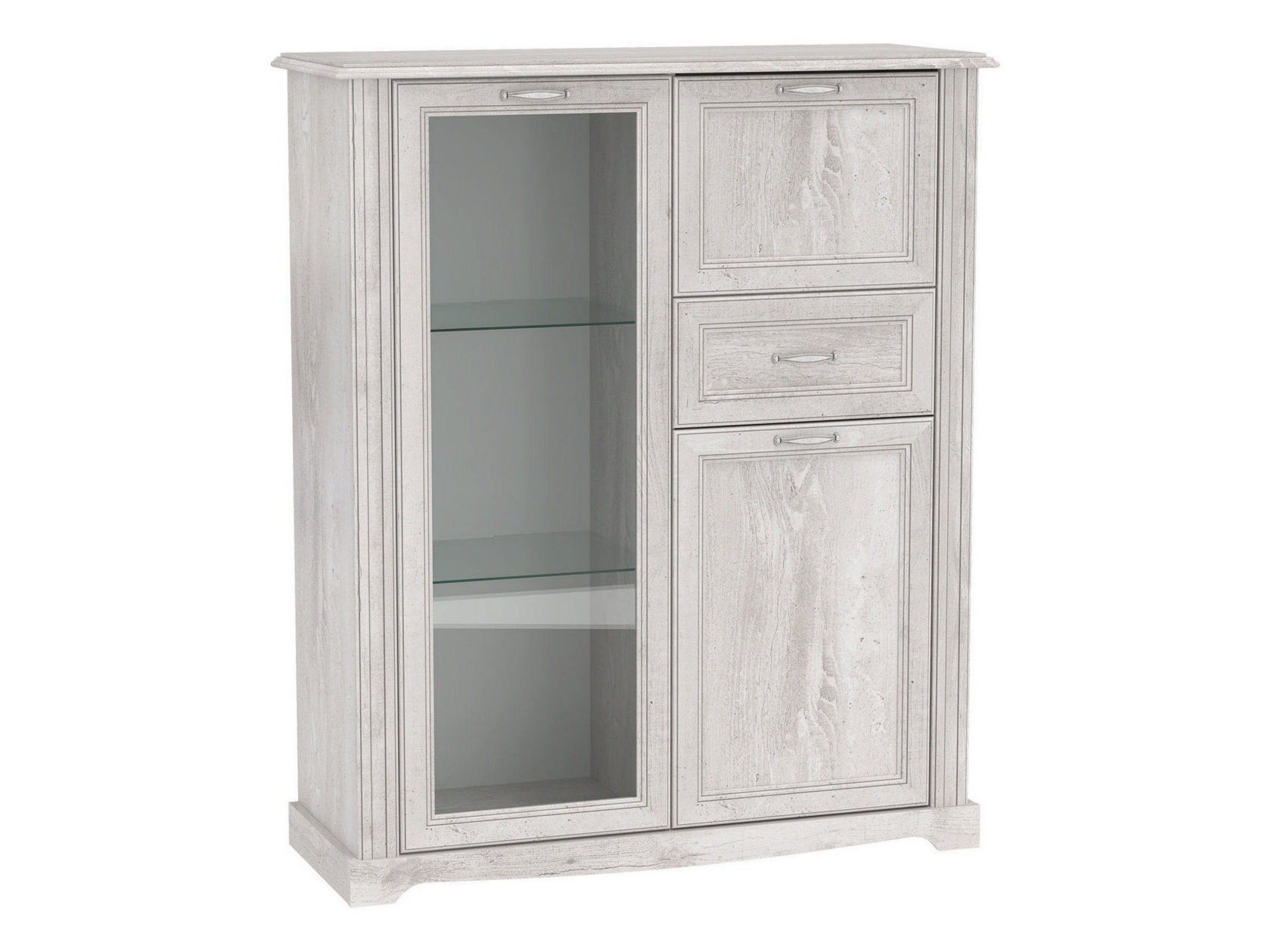 Шкаф-витрина Шкаф 2 дв Сохо со стеклом Сохо Комби фото 1