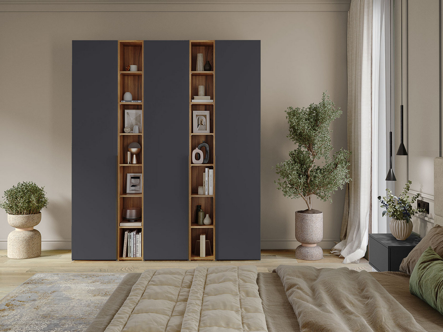 Набор мебели Распашной шкаф Лаура 3 Лаура Трио фото 1