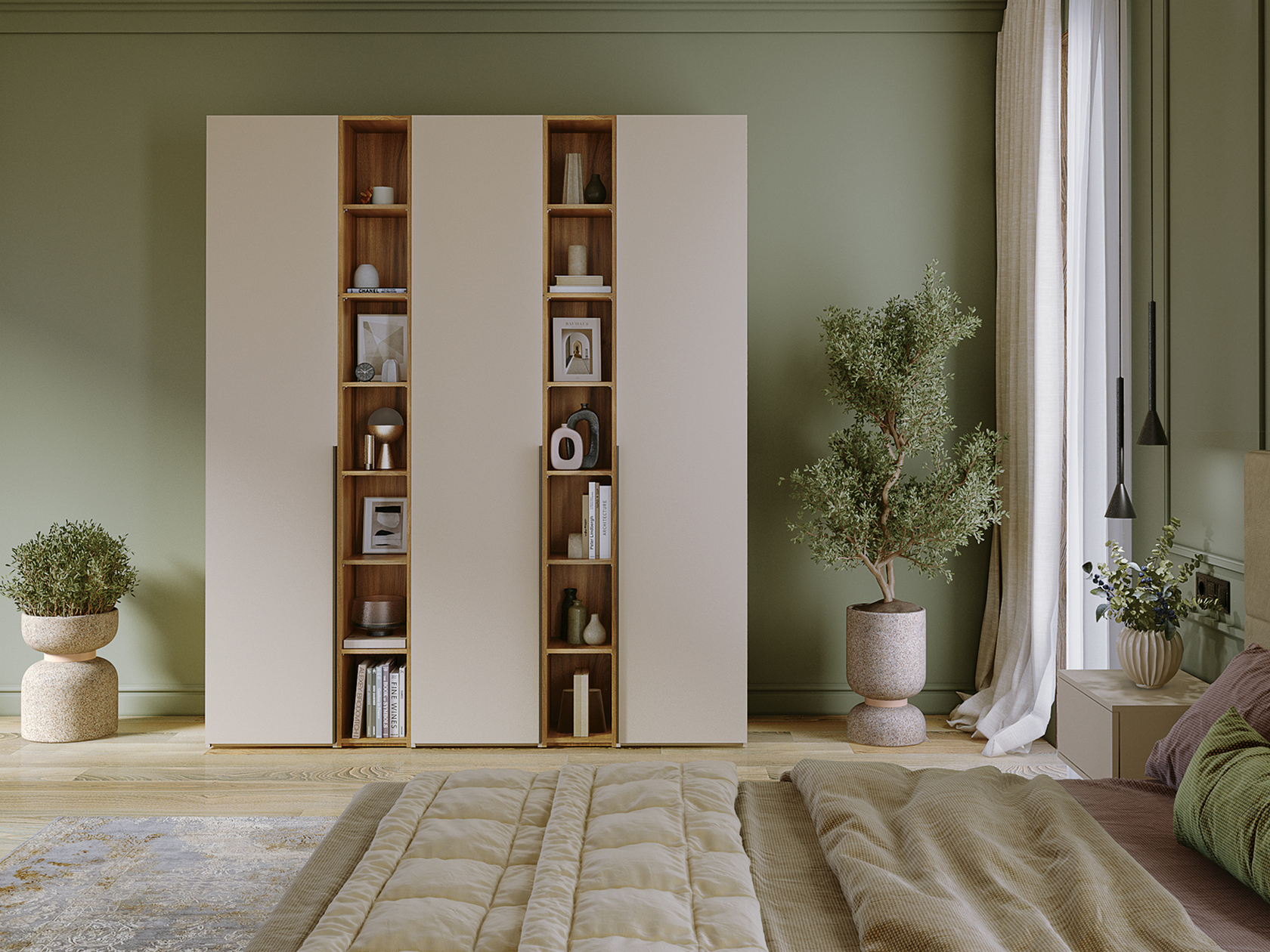 Набор мебели Распашной шкаф Лаура 3 Лаура Трио фото 1