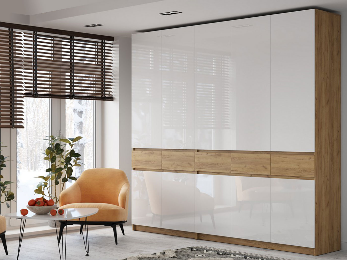 Распашной шкаф Шкаф 5 дв Бостон Бостон Макси фото 1