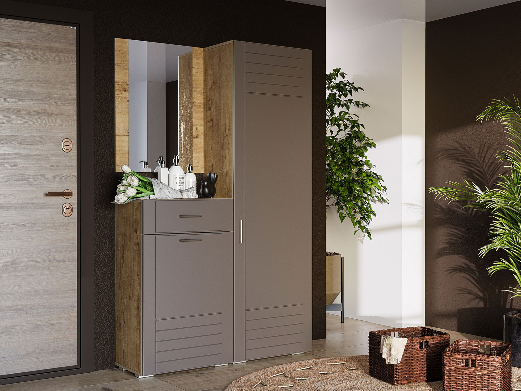 Прихожая Прихожая Ливорно 2 Ливорно Мини фото 1