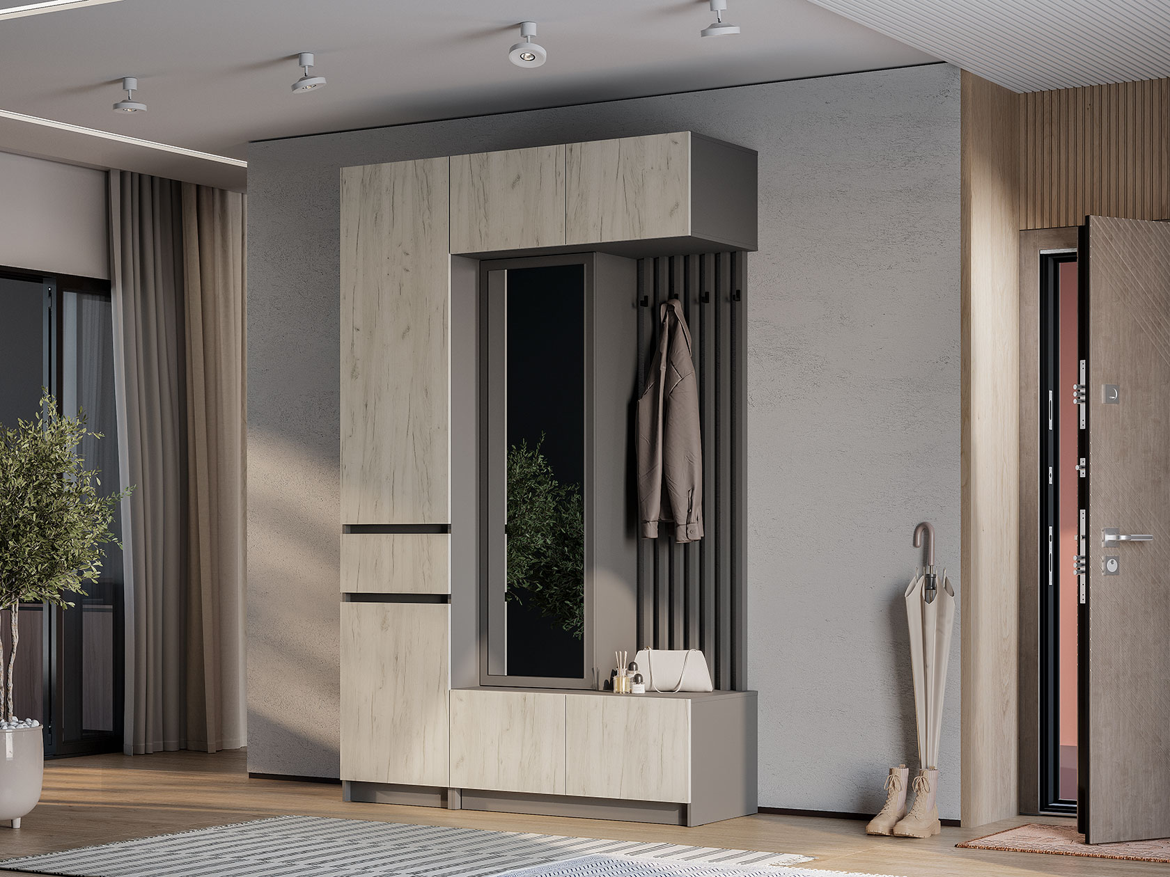 Прихожая Прихожая Багира 1 Багира Лайт фото 1