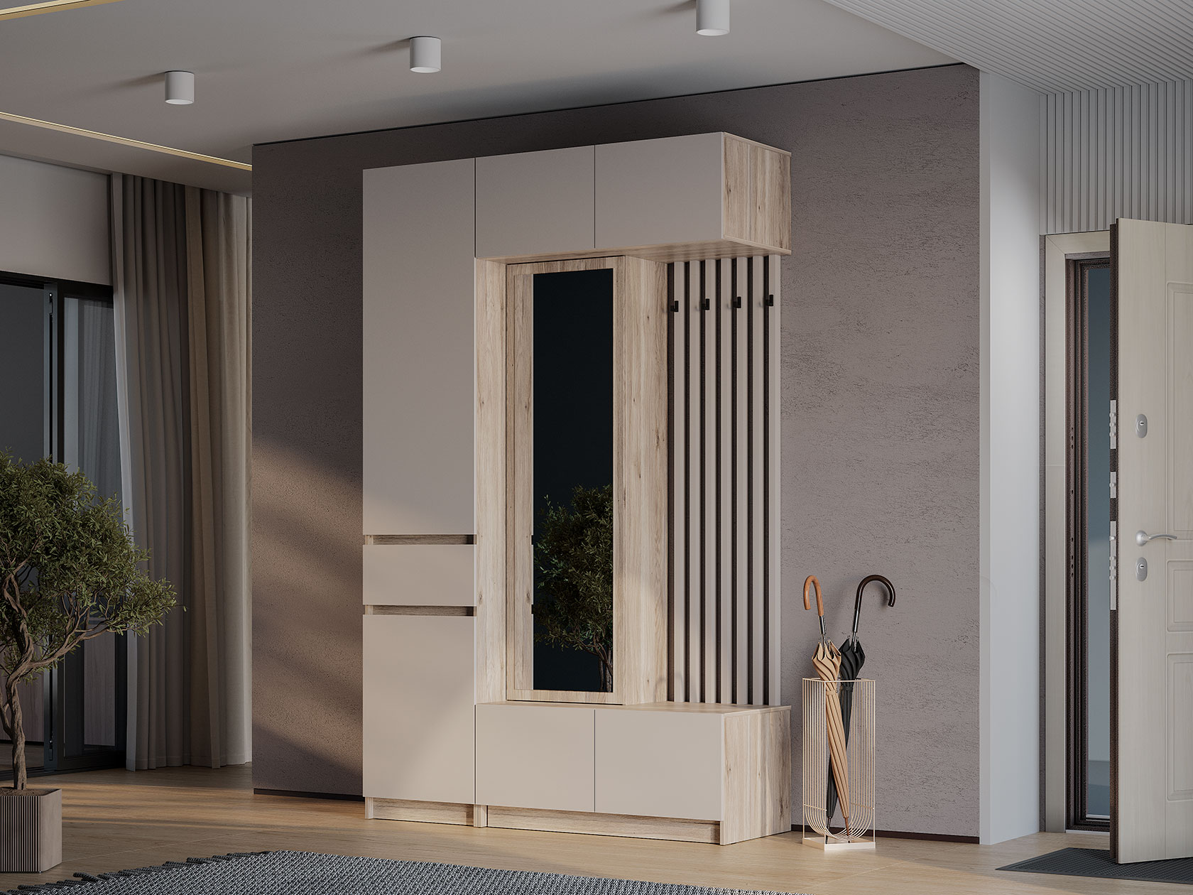 Прихожая Прихожая Багира 1 Багира Лайт фото 6