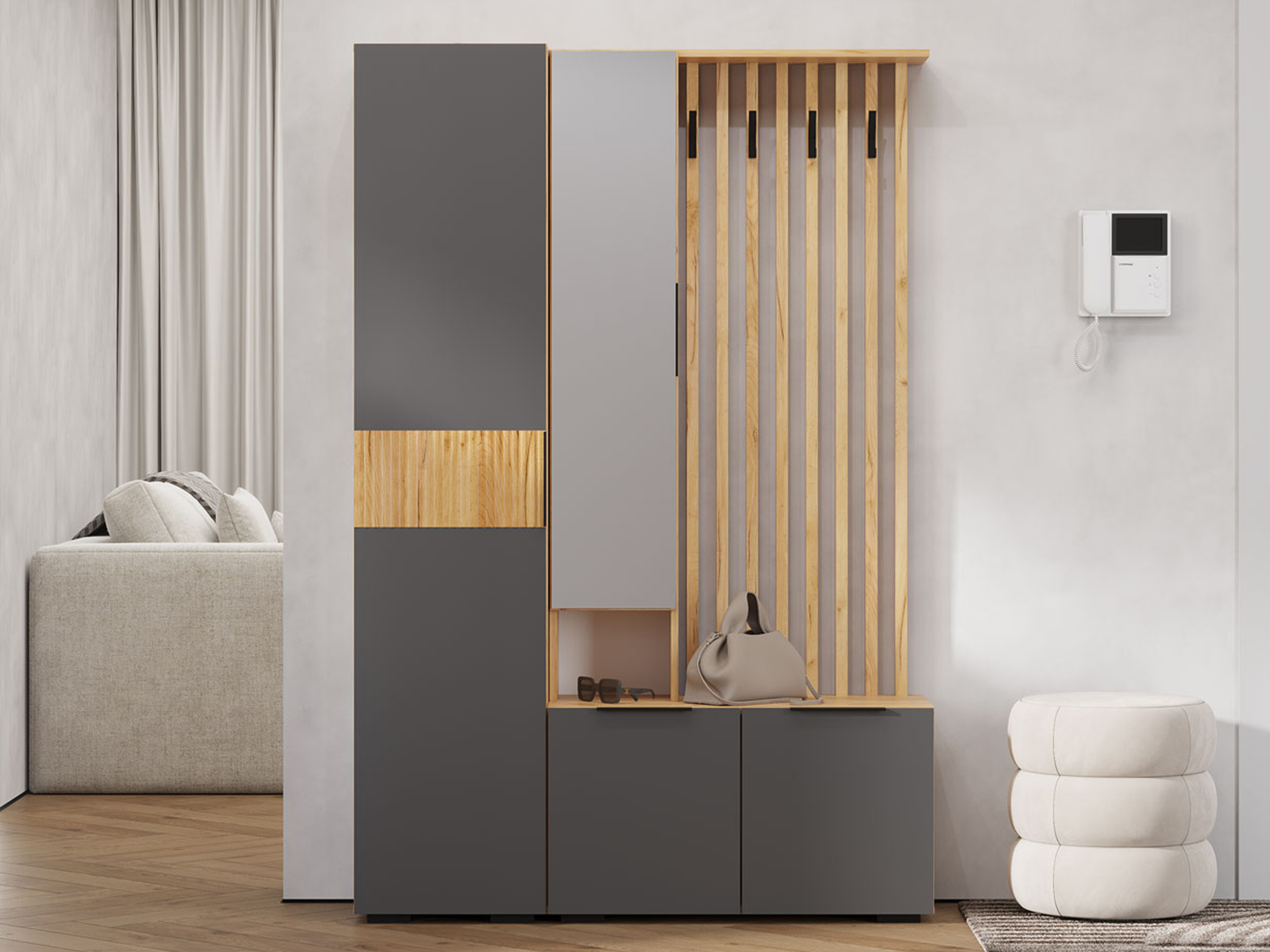 Прихожая Прихожая Сандра 4 Сандра Мини фото 6