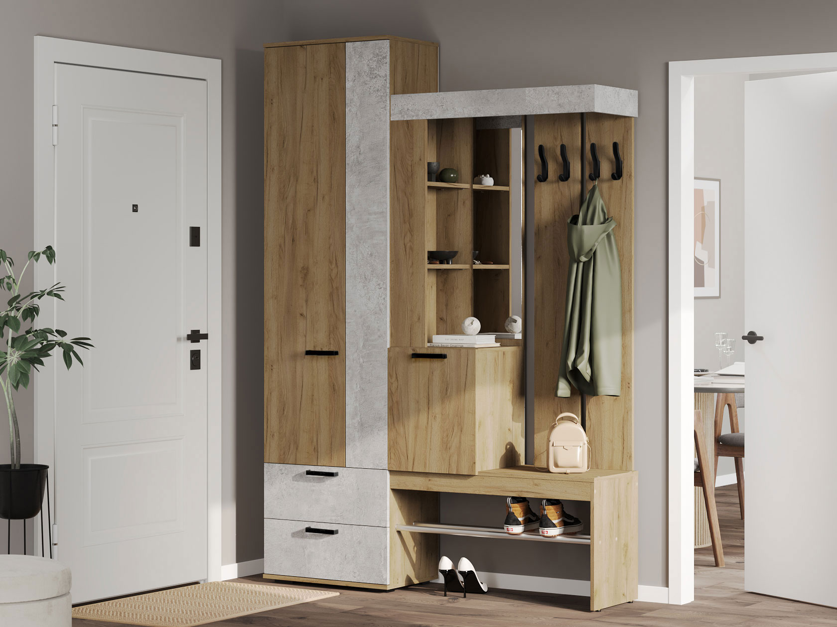 Прихожая Трамп фото 1