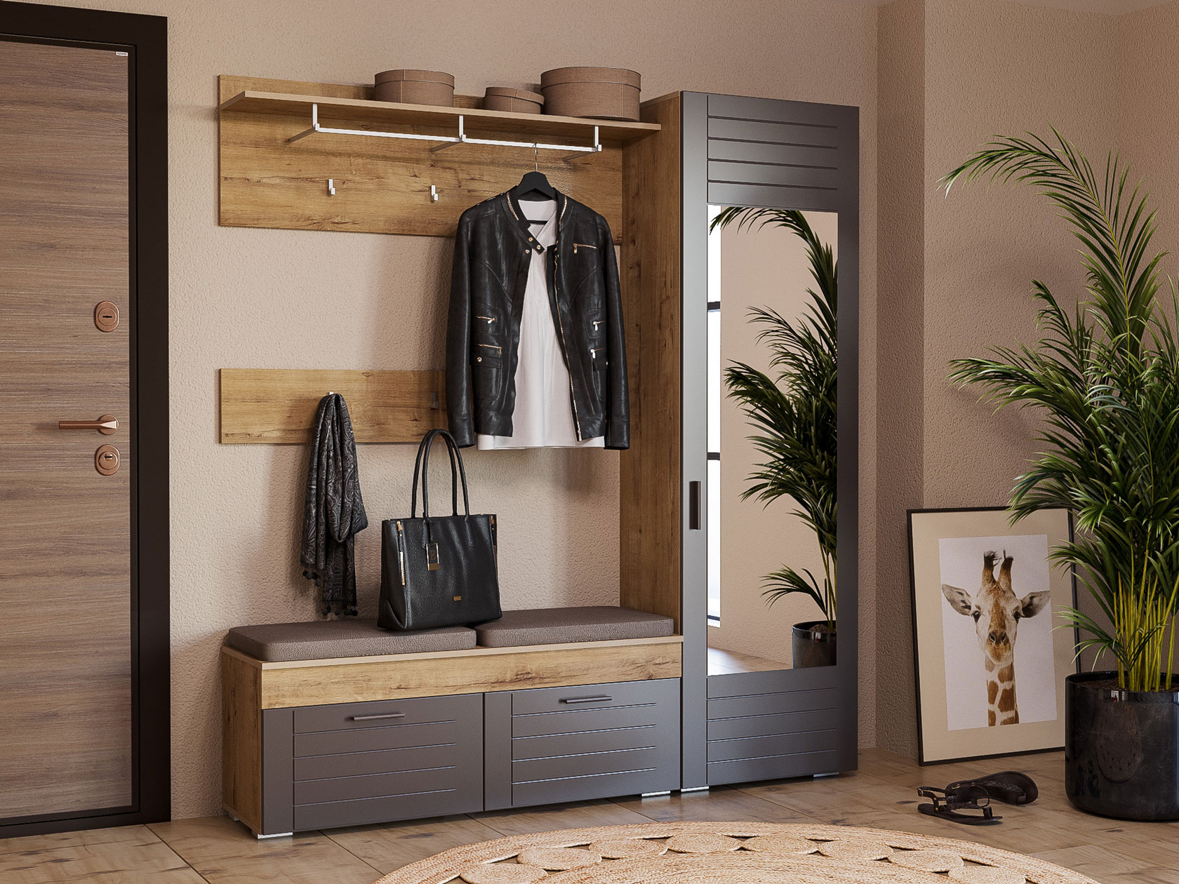 Прихожая Прихожая Ливорно 4 Ливорно Макси фото 1