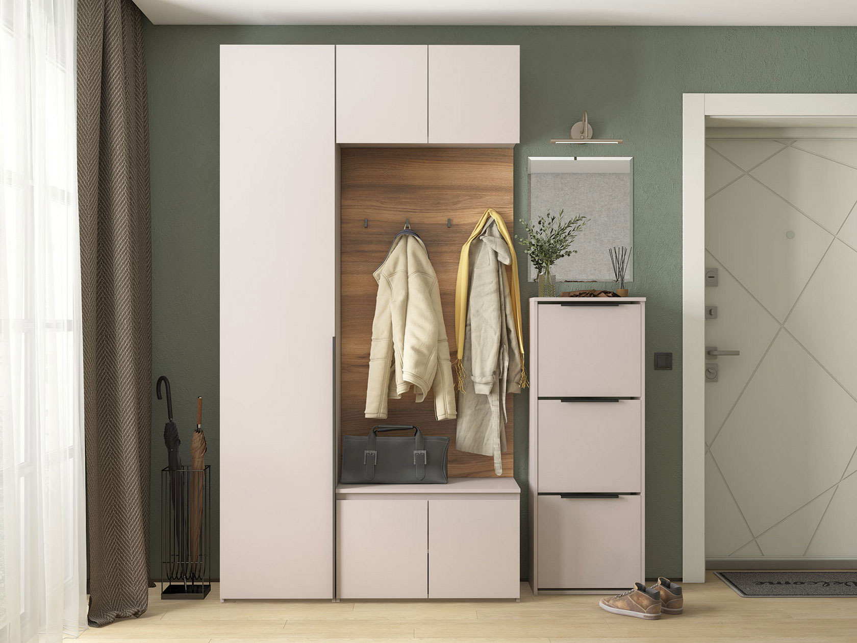 Прихожая Прихожая Лаура 3 Лаура Комфорт фото 1