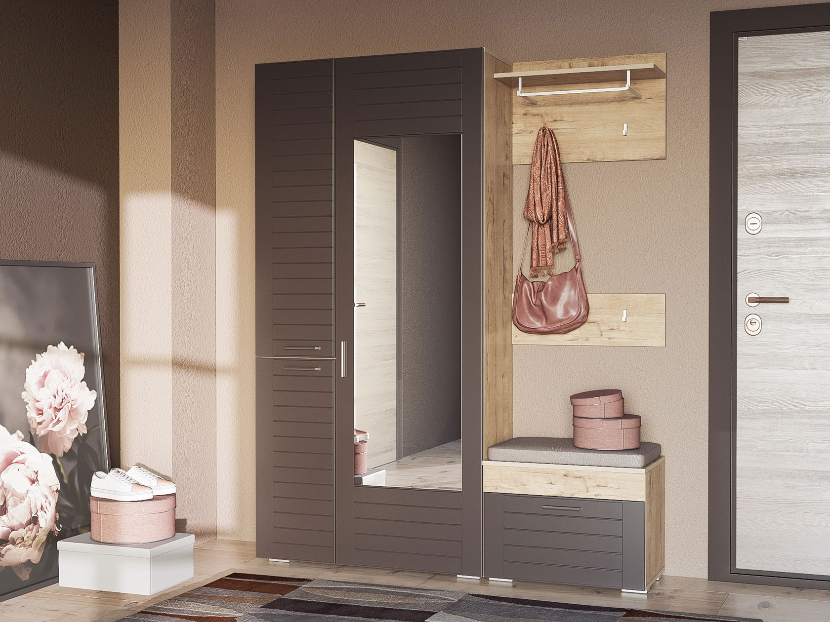 Прихожая Прихожая Ливорно 5 Ливорно Миди фото 1