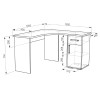 Письменный стол Лайт-1 Стол компьютерный 1200 угловой Лайт-1У фото 4
