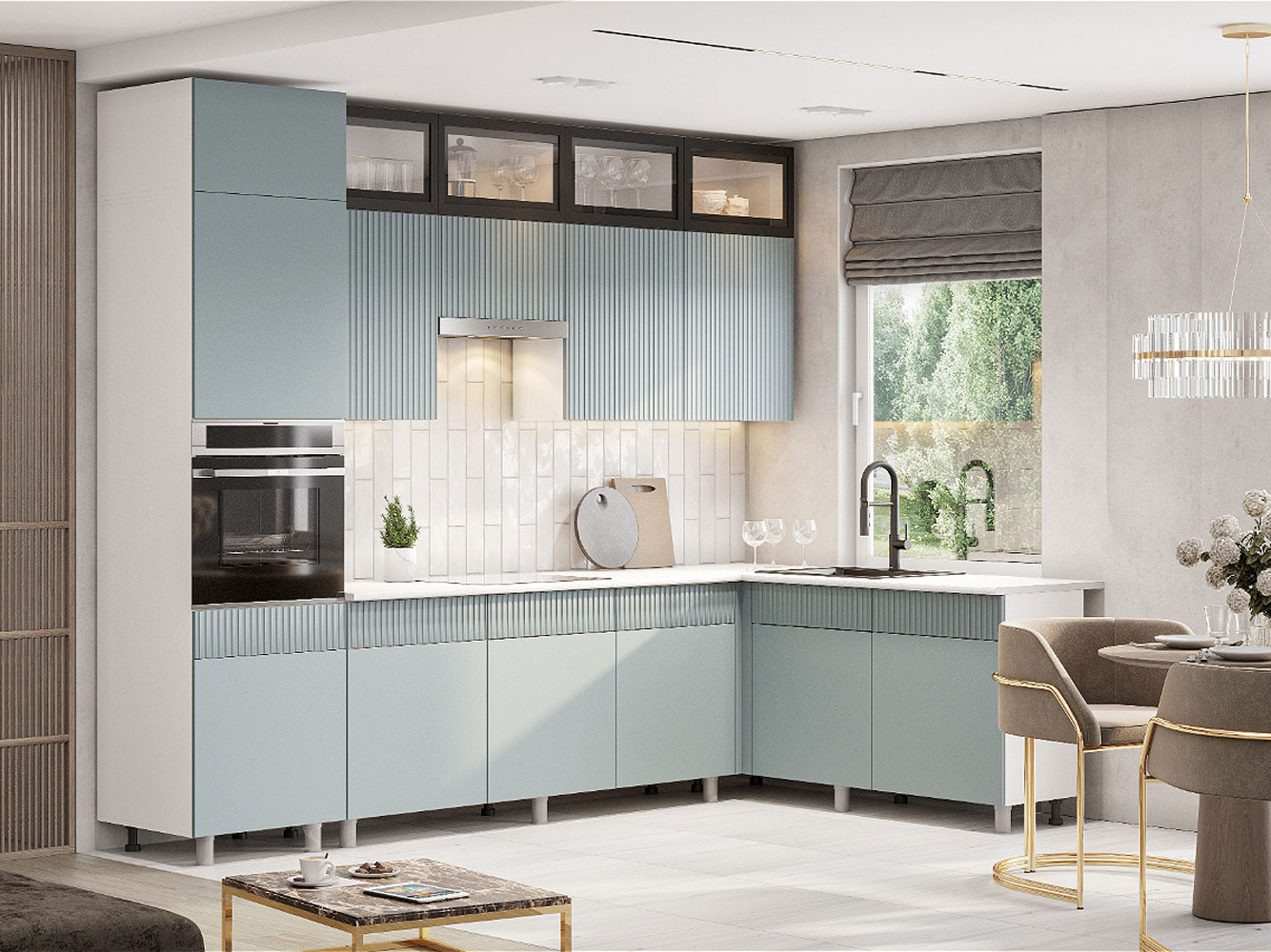 Кухонный гарнитур София Кухонный гарнитур угловой 300х180 см София 300х180 см фото 1