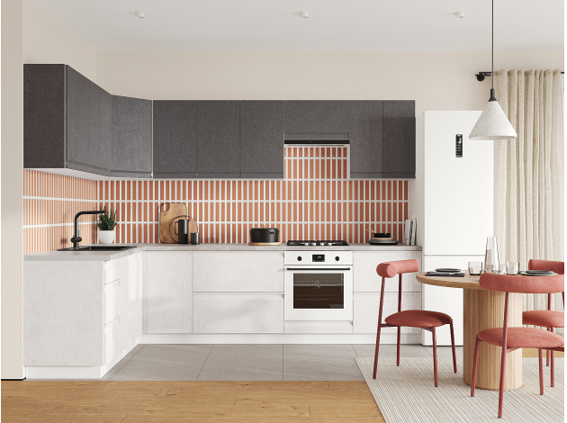 Кухонный гарнитур Вельвет 300х180 см