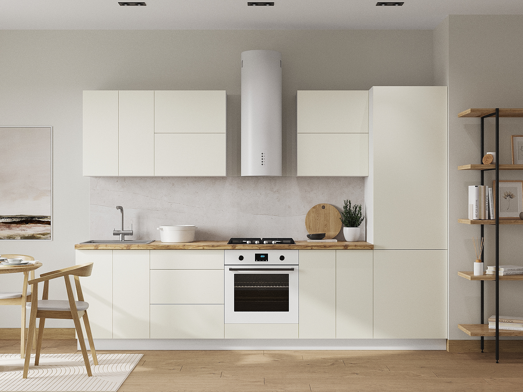 Кухонный гарнитур Модерн Кухонный гарнитур прямой 300 см Модерн 300 см фото 1