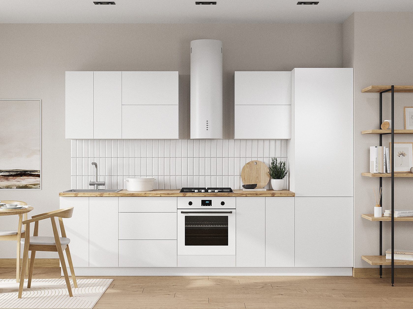 Кухонный гарнитур Модерн Кухонный гарнитур прямой 300 см Модерн 300 см фото 1