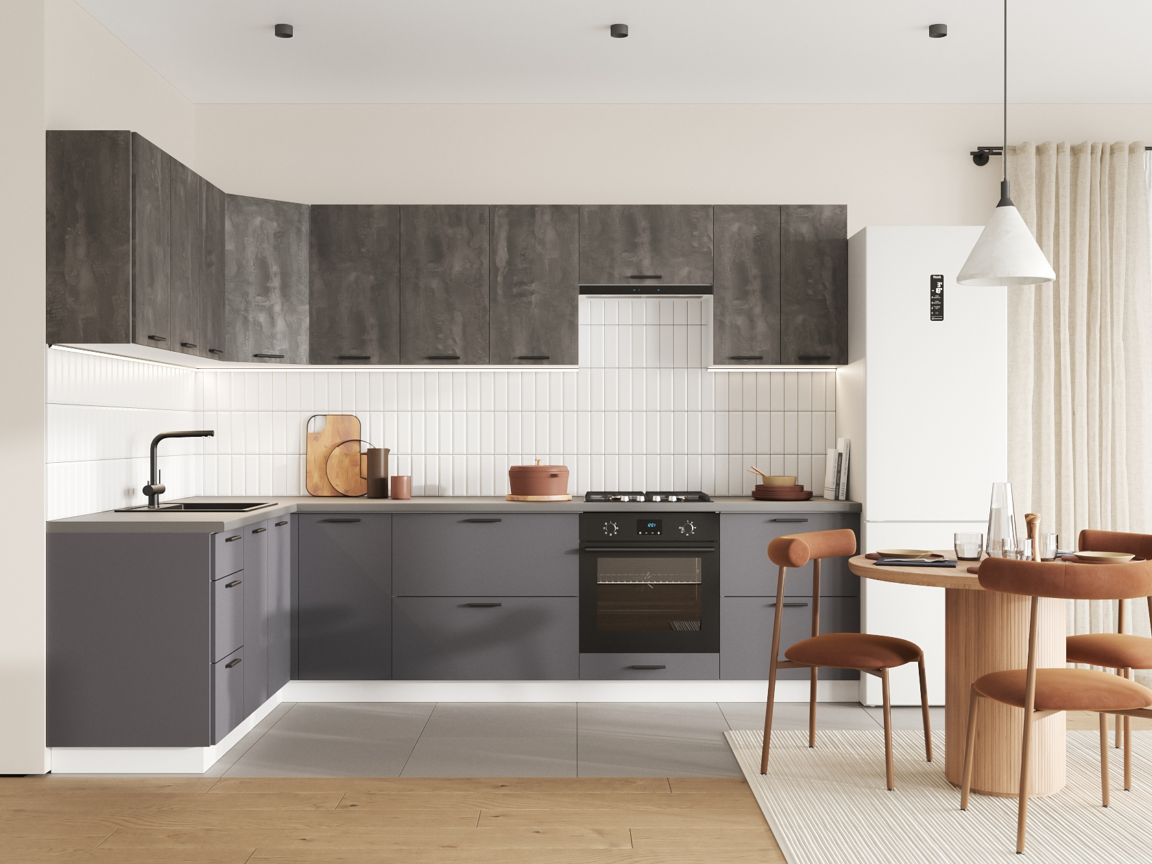 Кухонный гарнитур Модус Кухонный гарнитур угловой 300х180 см Модус 300х180 см фото 1